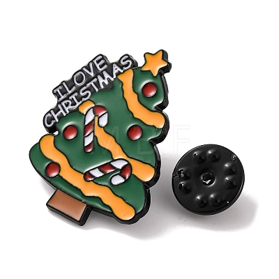 Christmas Tree Enamel Pins JEWB-M043-03C-1