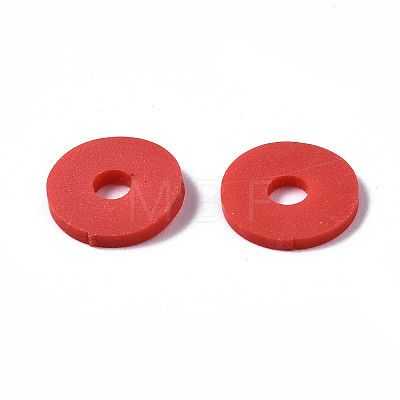 Eco-Friendly Handmade Polymer Clay Beads CLAY-R067-8.0mm-B30-1
