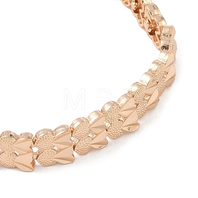 Brass Link Chain Bracelets for Women Men BJEW-P324-01C-KCG-1