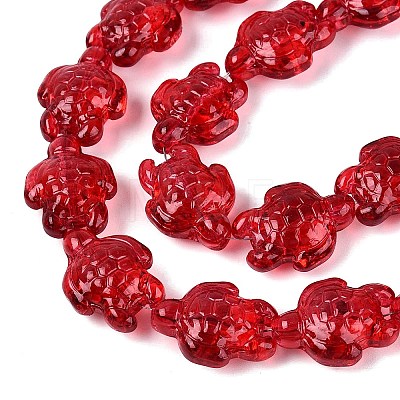 Transparent Glass Beads Strands DGLA-N021-02A-04-1