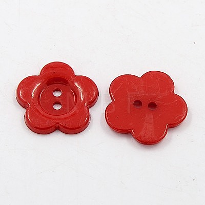 Acrylic Sewing Buttons for Costume Design BUTT-E074-B-02-1