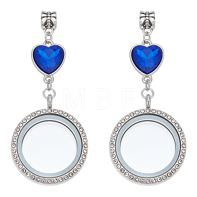 Alloy Locket Photo Pendants FIND-WH0181-05-1