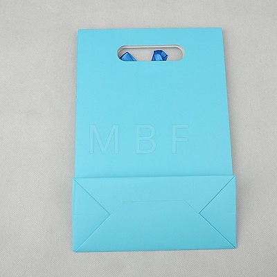 Paper Gift Bags with Ribbon Bowknot Design CARB-BP022-06-1