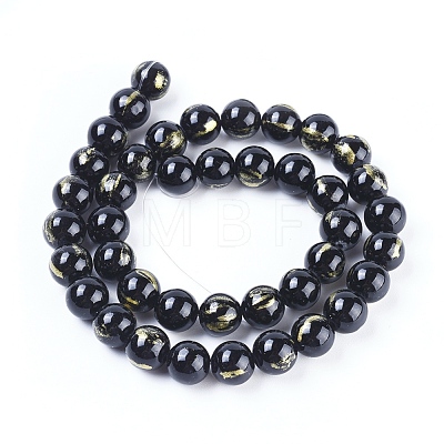 Natural Mashan Jade Beads Strands G-F670-A12-8mm-1