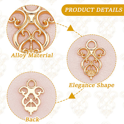 20Pcs Alloy Pendants FIND-CY0001-91G-1