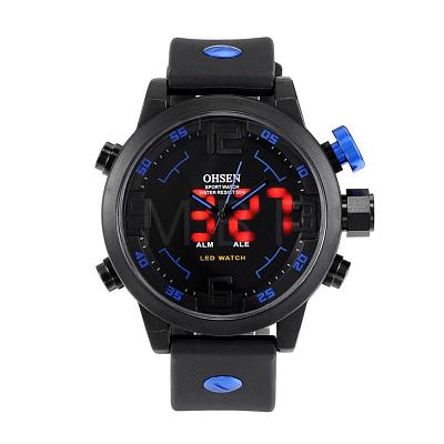 Fashion Plastic Men's Electronic Wristwatches WACH-I005-01B-1