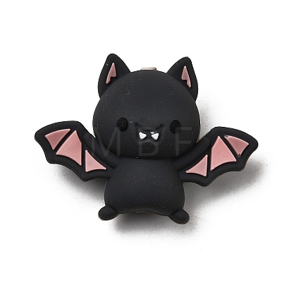 Halloween Silicone Focal Beads SIL-P011-01E-1