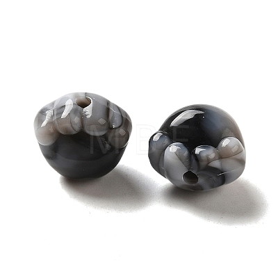 Two Tone Transparent Acrylic Beads TACR-P008-01A-05-1