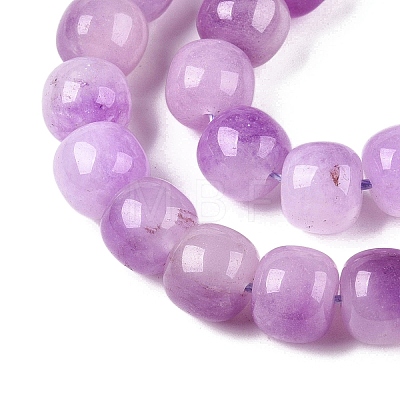 Dyed Natural White Jade Beads Strands G-T138-D03-1