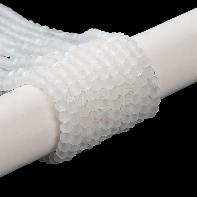 Transparent Glass Beads Strands LS-EGLA-A044-T4mm-MB19-1