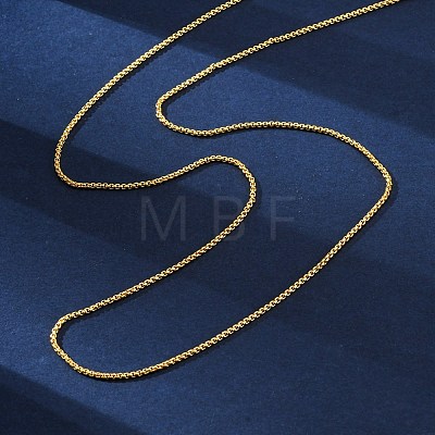 Brass Box Chains Necklaces for Women NJEW-D302-08G-1