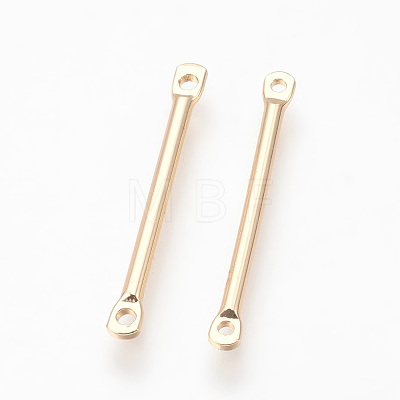 Brass Bar Links connectors X-KK-T020-23G-1