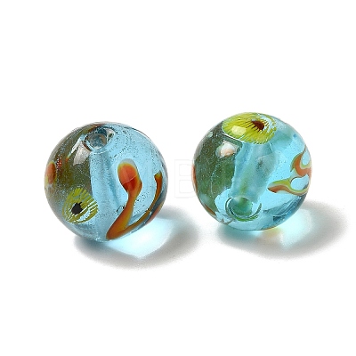 Handmade Transparent Lampwork Beads LAMP-C016-04D-01-1