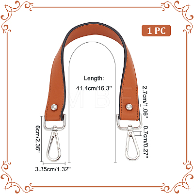 PU Leather Wide Bag Straps FIND-WH0135-09B-1