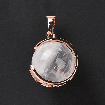 Natural Quartz Crystal Pendants G-A212-01RG-06-1