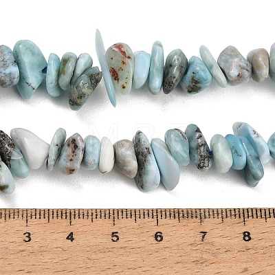 Natural Larimar Beads Strands GG-CBABC70-A01-01-1