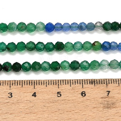 Gradient Color Natural Chalcedony Beads Strands GG-NH0004-A01-01B-1