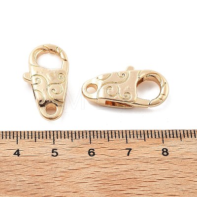 Brass Lobster Claw Clasps KK-R216-18C-KCG-1