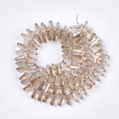 Electroplate Glass Beads Strands EGLA-S176-05A-B02-1