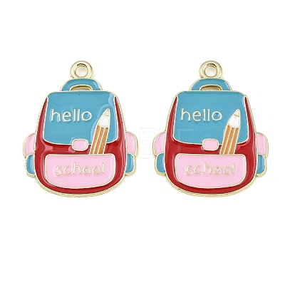 Alloy Enamel Pendants ENAM-L055-01E-01-1