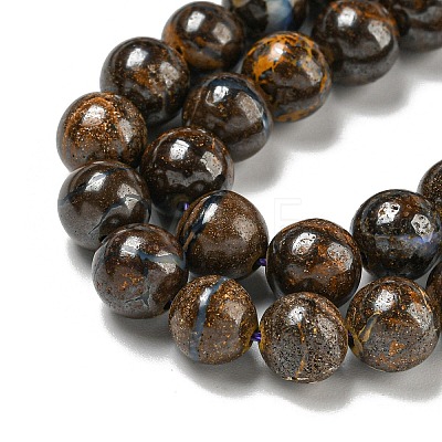 Natural Boulder Opal Beads Strands G-P544-A01-02-1