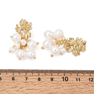 304 Stainless Steel Stud Dangle Earrings SA-CBAF6AD-21G-1