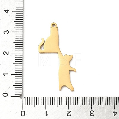 304 Stainless Steel Pendants STAS-F326-17G-1
