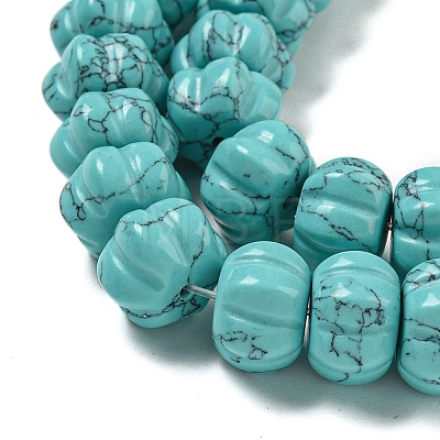 Synthetic Turquoise Dyed Beads Strands G-G142-A05-01-1