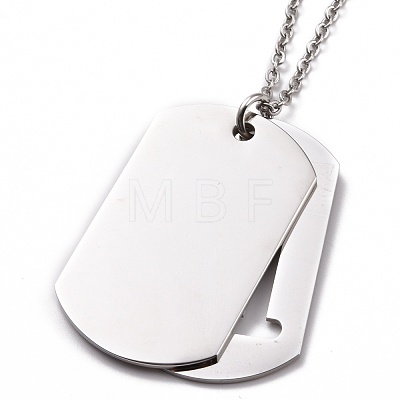 Pride Style 201 Stainless Steel Pendant Necklaces NJEW-F288-04B-P-1