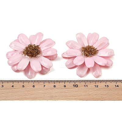 Epoxy Resin & Dried Flower Big Pendants RE-CBAAE94-01-1