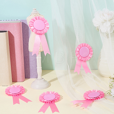 20Pcs Polyester Ribbon Brooches JEWB-CP0001-56A-1