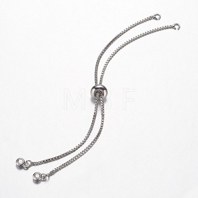 Brass Chain Bracelet Making KK-G290-09P-1