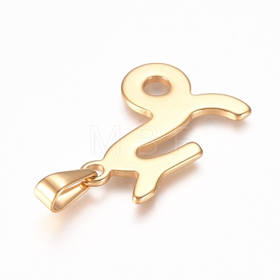304 Stainless Steel Pendants STAS-L210-06I-G-1