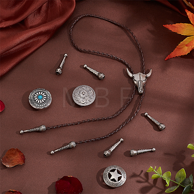 Alloy Bolo Tie Slide Clasps DIY-PH0022-64-1