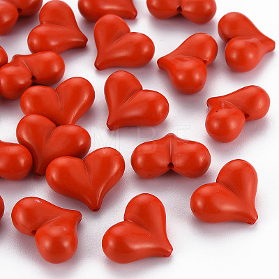 Opaque Acrylic Beads X-MACR-S373-70-AM-1