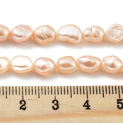 Natural Cultured Freshwater Pearl Beads Strands PEAR-P062-32B-1