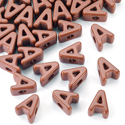 Opaque Acrylic European Beads OACR-TAC0019-006A-1