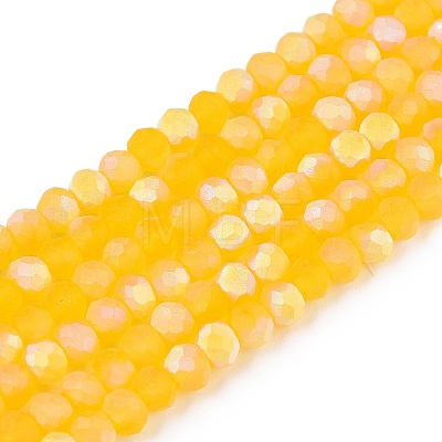 Transparent Glass Beads Strands EGLA-A044-T2mm-MB05-1