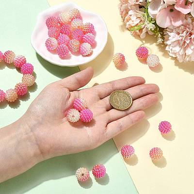40Pcs Imitation Pearl Acrylic Beads OACR-FS0002-89A-13-1