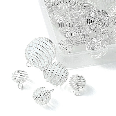 30Pcs 3 Style Iron Wire Pendants IFIN-YW0001-78-1