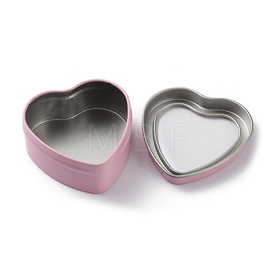 Tinplate Iron Heart Shaped Candle Tins CON-NH0001-01C-1
