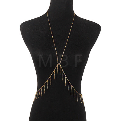 Iron Cable Chain Bikini Tassel Body Chains WG25249-01-1