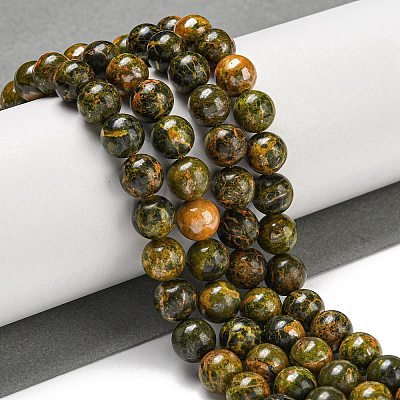 Natural Bumblebee Jasper Beads Strands G-P544-A03-03-1