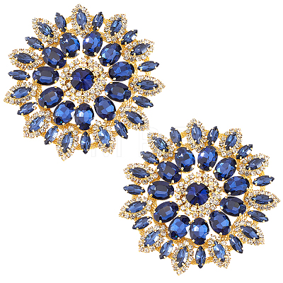Glass Rhinestone Cabochons FIND-WH0173-515-1