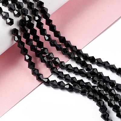 Imitation Austrian Crystal 5301 Bicone Beads LS-GLAA-S026-6mm-10-1