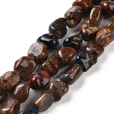 Natural Pietersite Beads Strands G-A208-07-1