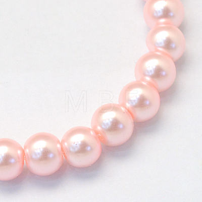 Baking Painted Glass Pearl Bead Strands HY-Q003-3mm-70-1