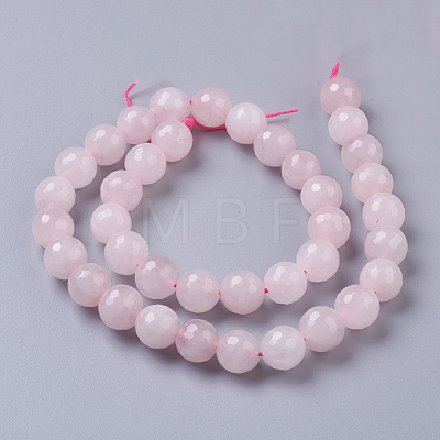 Natural Rose Quartz Beads Strands G-D840-20-10mm-1
