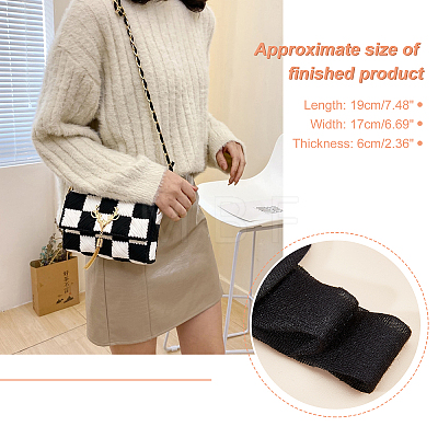 DIY Knitting Rectangle Shoulder Bags Set DIY-WH0182-69-1