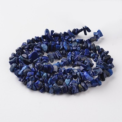 Nuggets Dyed Natural Lapis Lazuli Bead Strands G-M344-21-1